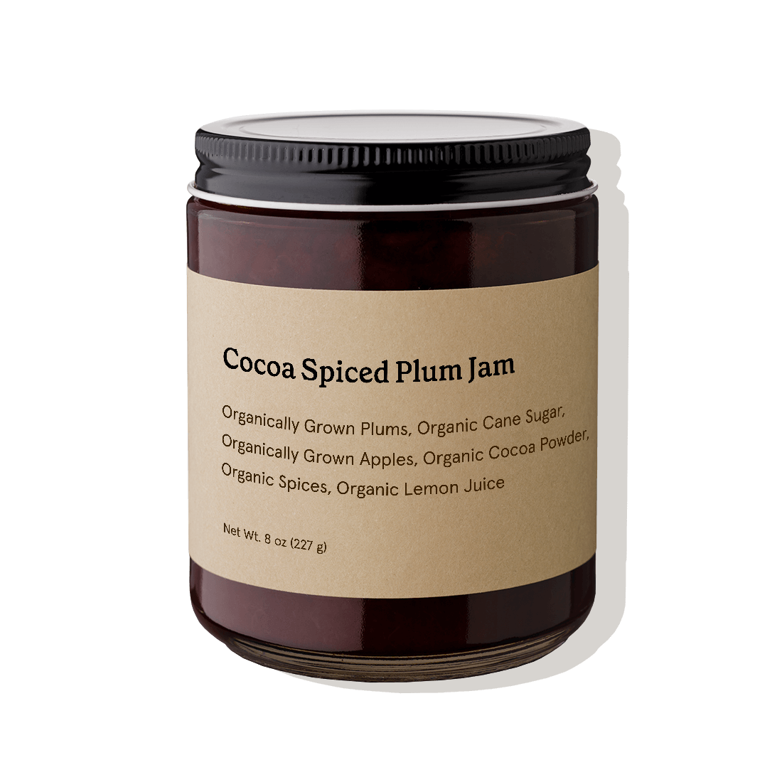 Cocoa Spiced Plum Jam
